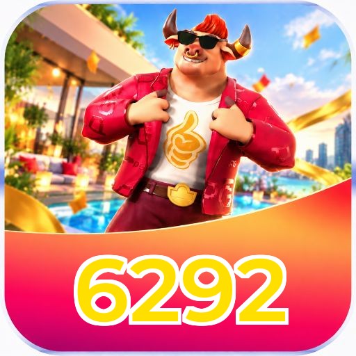 Interface da plataforma 6292 mostrando slots populares e bônus de boas-vindas